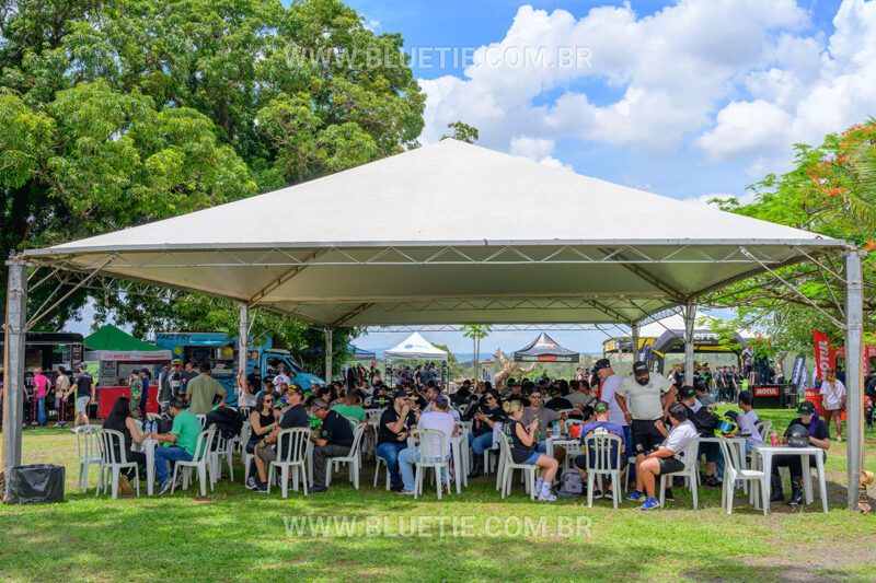 Operação da BlueTie em evento esportivo