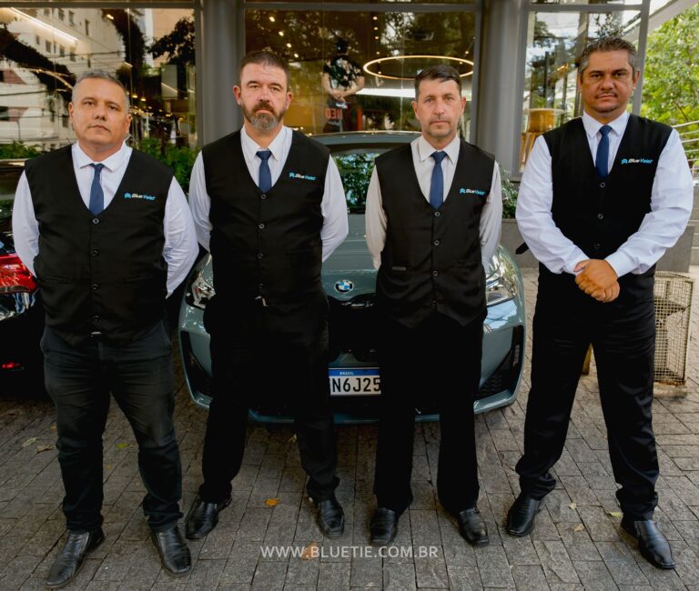 Profissional da BlueTie em um evento corporativo