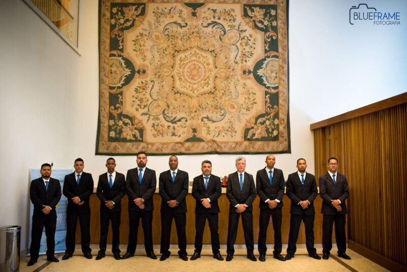 Profissional da BlueTie em um evento corporativo