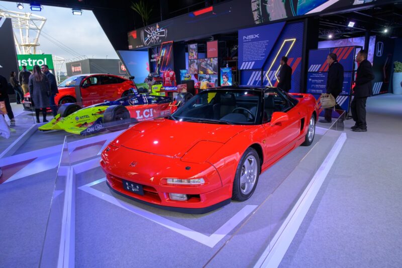 Honda NSX vermelho em exposição no Festival Interlagos Carros 2025