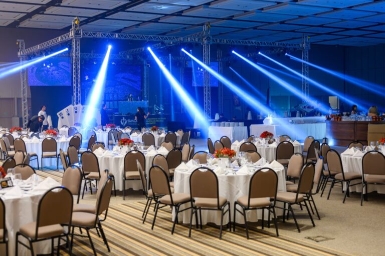 Equipe de fotografia e filmagem da BlueTie em um evento