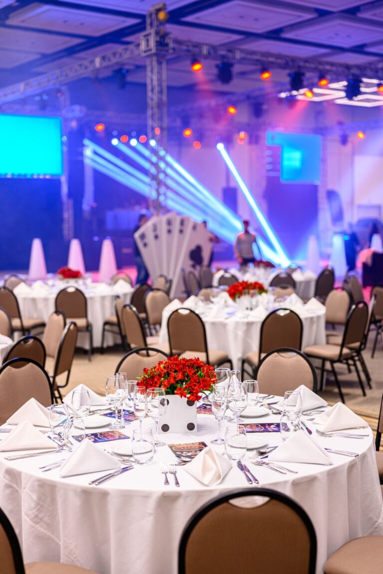 Equipe de fotografia e filmagem da BlueTie em um evento