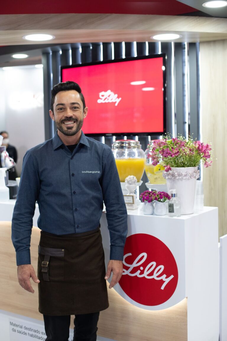 Garçom da BlueTie em um evento