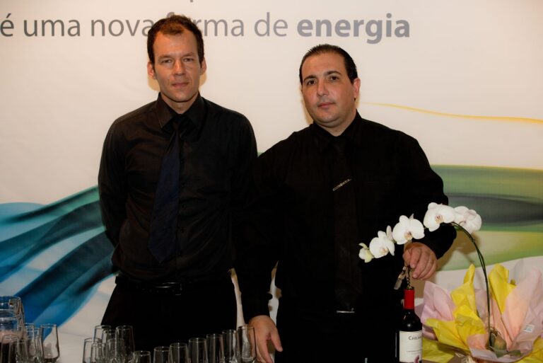 Garçom da BlueTie em um evento