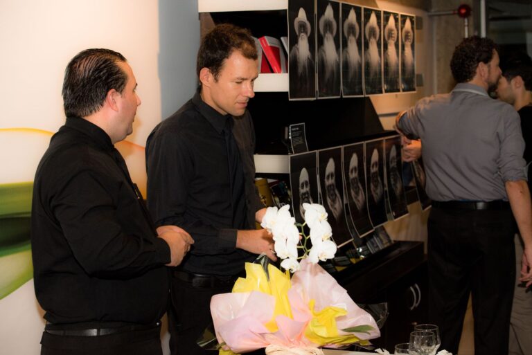 Garçom da BlueTie em um evento