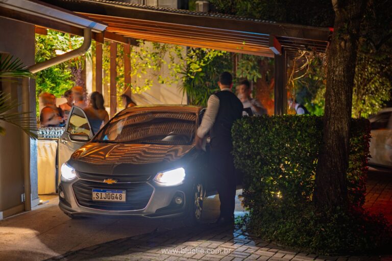Manobrista (valet) da BlueTie em um evento