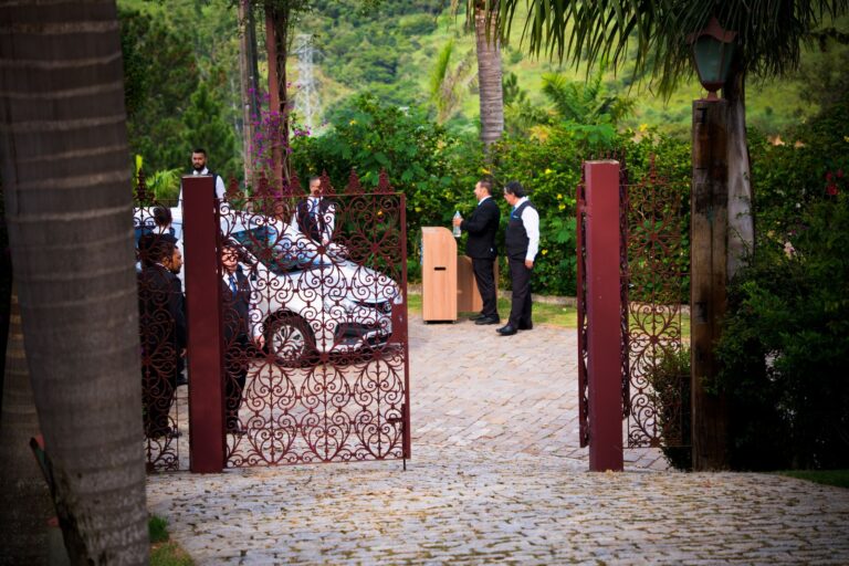 Manobrista da BlueTie no valet de um evento