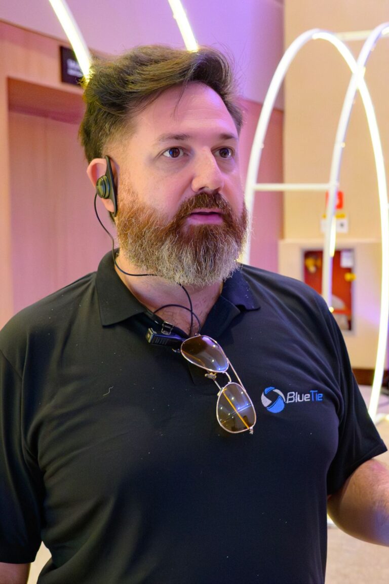 Produtor e coordenador de eventos da BlueTie