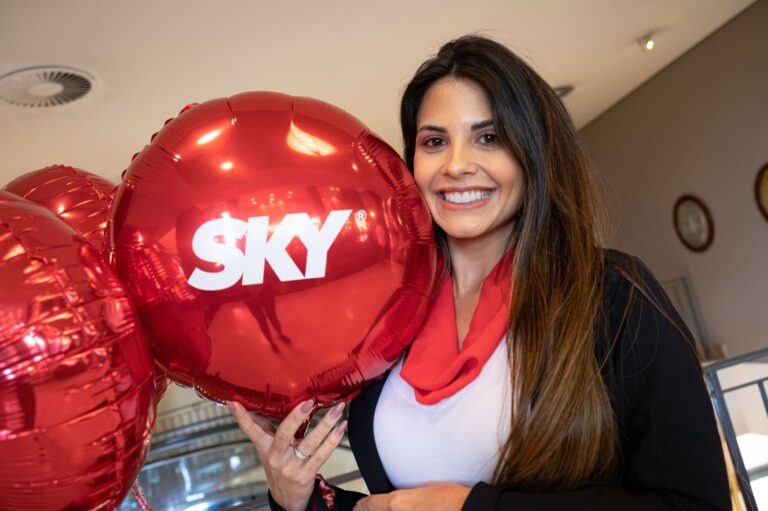 Promotor da BlueTie em ativação de marca