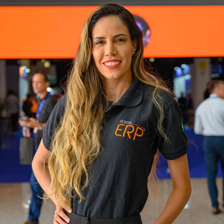 Recepcionistas da BlueTie no credenciamento de um evento