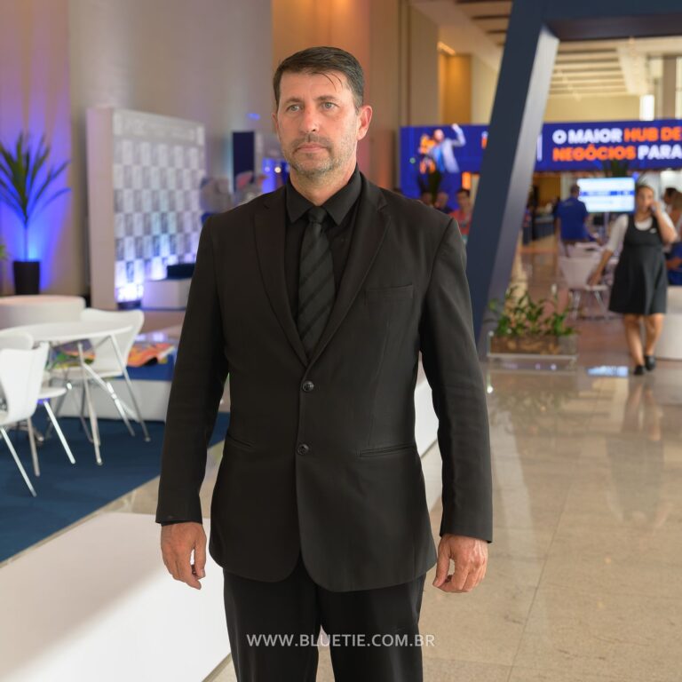 Controlador de acesso da BlueTie em evento corporativo