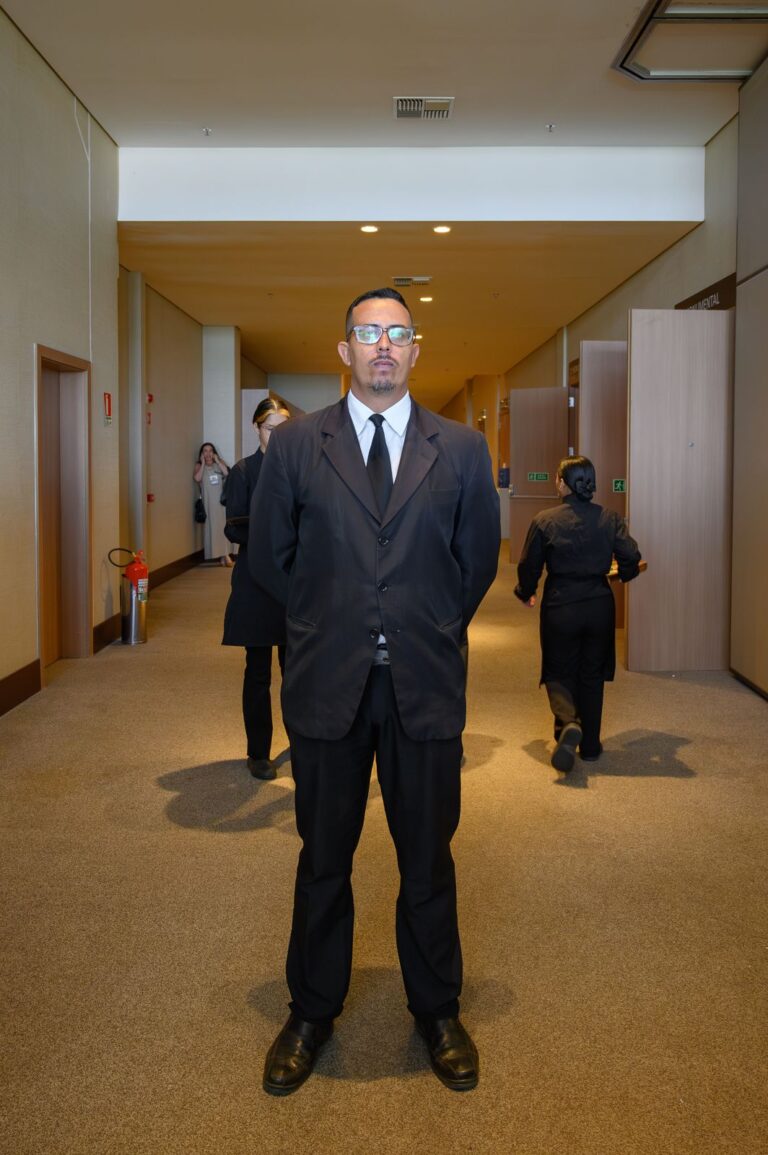 Controladores de acesso da BlueTie posicionados em um evento