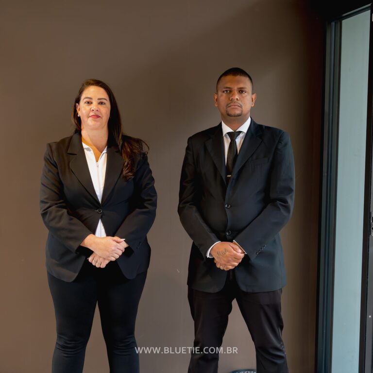 Controlador de acesso da BlueTie em evento corporativo