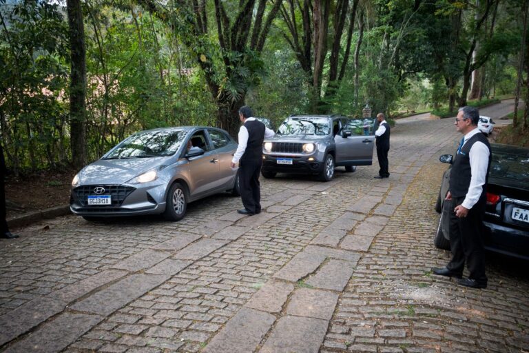 Manobrista (valet) da BlueTie em um evento